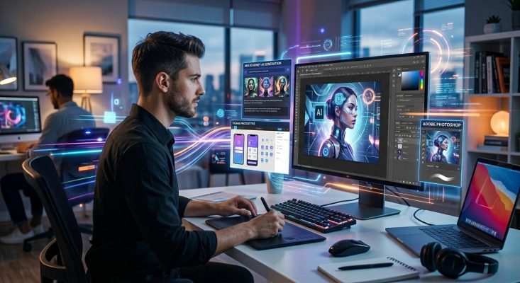 Hoc thiet ke do hoa voi ai lam chu photoshop figma va midjourney