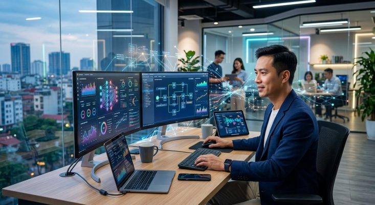 Lam chu ai automation va ai agents de toi uu van hanh doanh nghiep