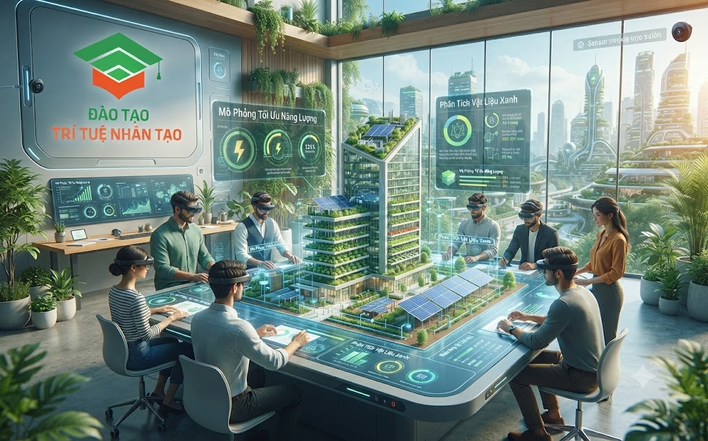 thiết kế xanh với AI