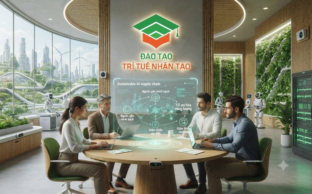 thương hiệu bền vững AI