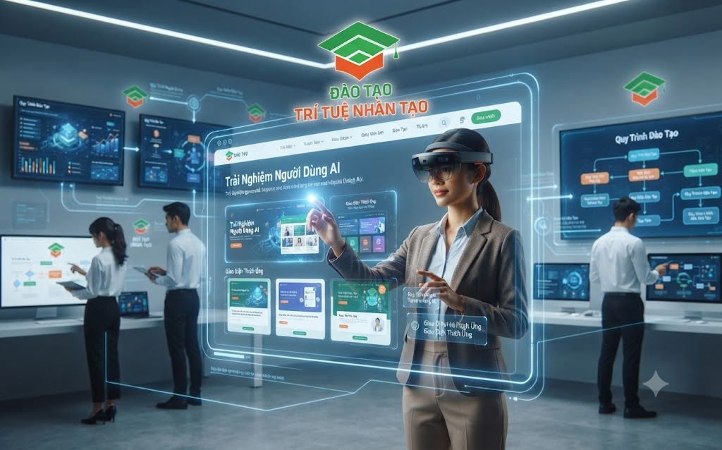 trải nghiệm website bằng AI